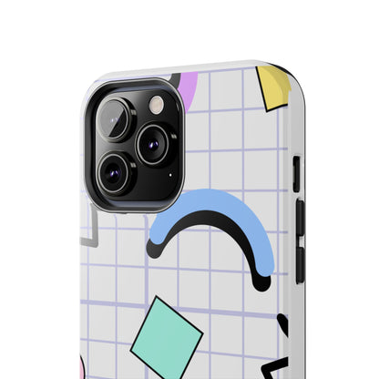 90s Baby Zig Zag and Shapes // iPhone Case