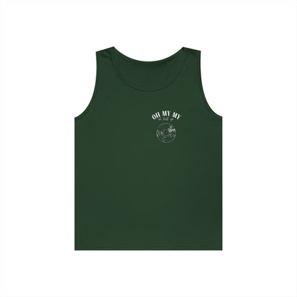 Oh My My - Pocket Placement Cool Vinyl Record // Unisex Heavy Cotton Tank Top - Graphic Tee