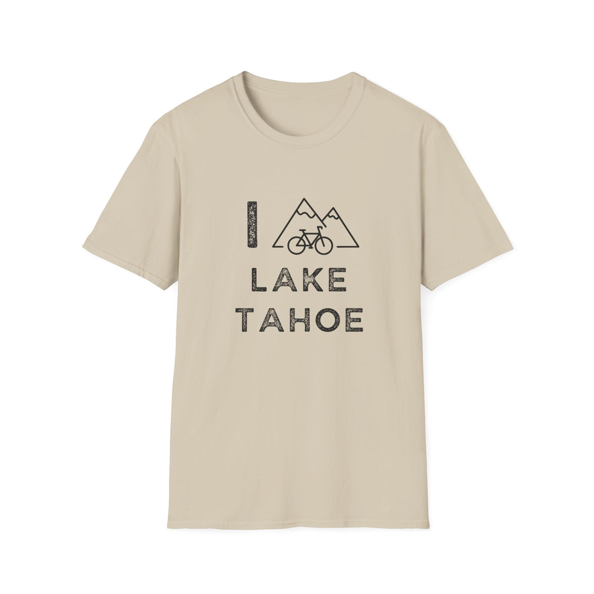 I (Mountain) Bike Lake Tahoe // Unisex Softstyle T-Shirt