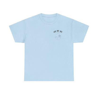 Oh My My Vintage Vinyl Graphic - Pocket Placement // Unisex Heavy Cotton Tee - Perfect for Music Lovers