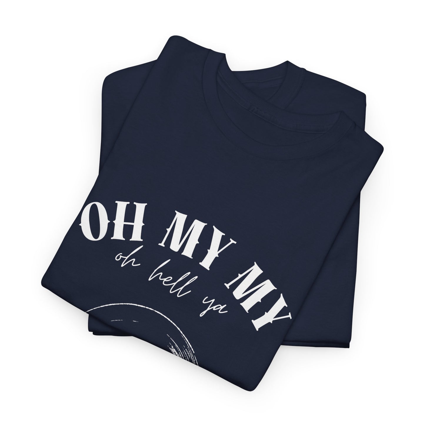 Oh My My Vintage Vinyl Graphic // Unisex Heavy Cotton Tee - Perfect for Music Lovers