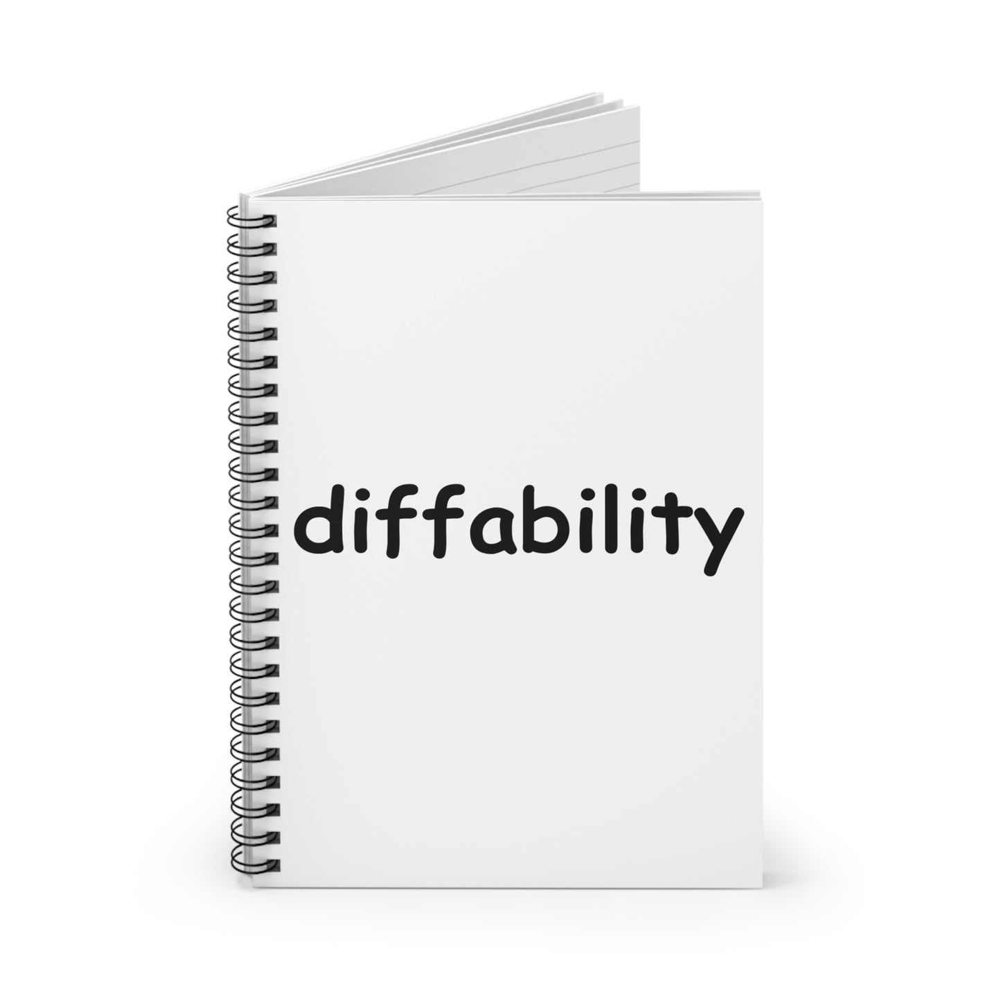 diffability // Spiral Notebook - Ruled Line