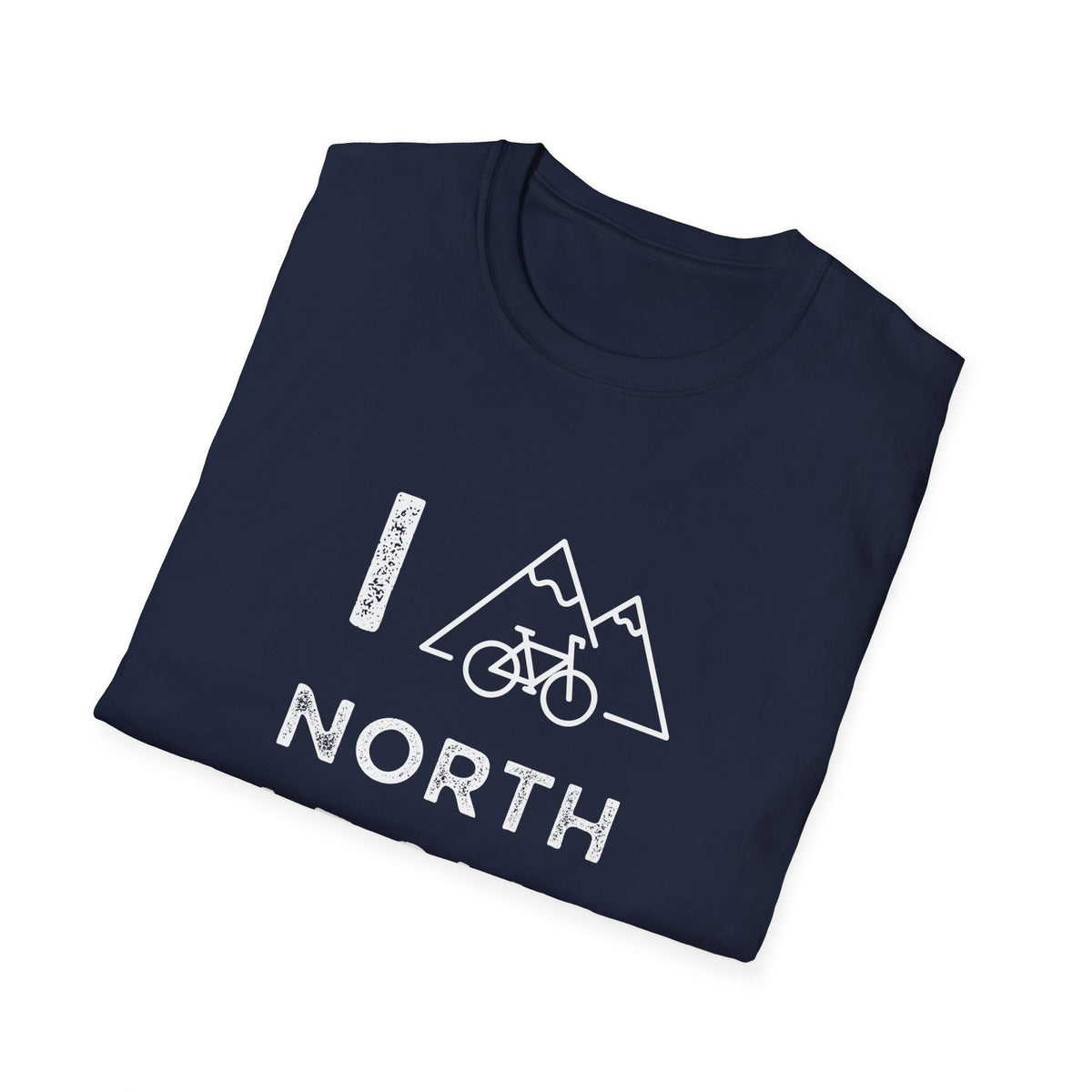 I (Mountain) Bike North Carolina // Unisex Softstyle T-Shirt