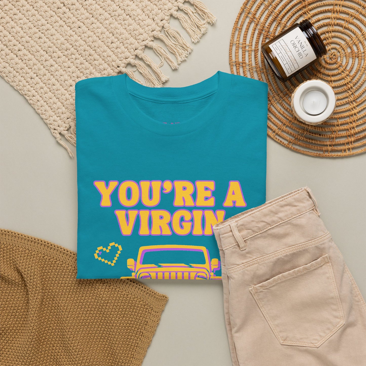 You're a Virgin Who Can't Drive // Unisex Heavy Cotton Tee