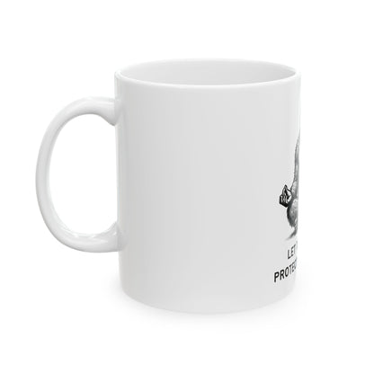 Let Them Talk, Protect Your Peace // Ceramic Mug, (11oz, 15oz)