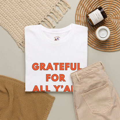 Grateful for All Y'all // Unisex Jersey Short Sleeve Tee