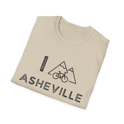 I (Mountain) Bike Asheville // Unisex Softstyle T-Shirt