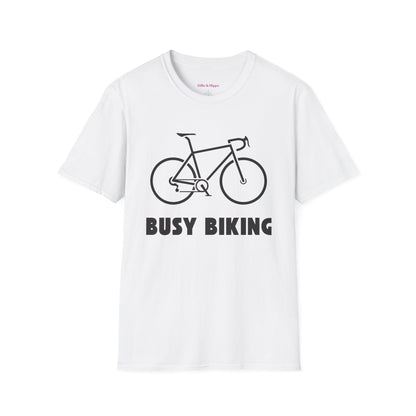 Busy (Road) Biking // Unisex Softstyle T-Shirt