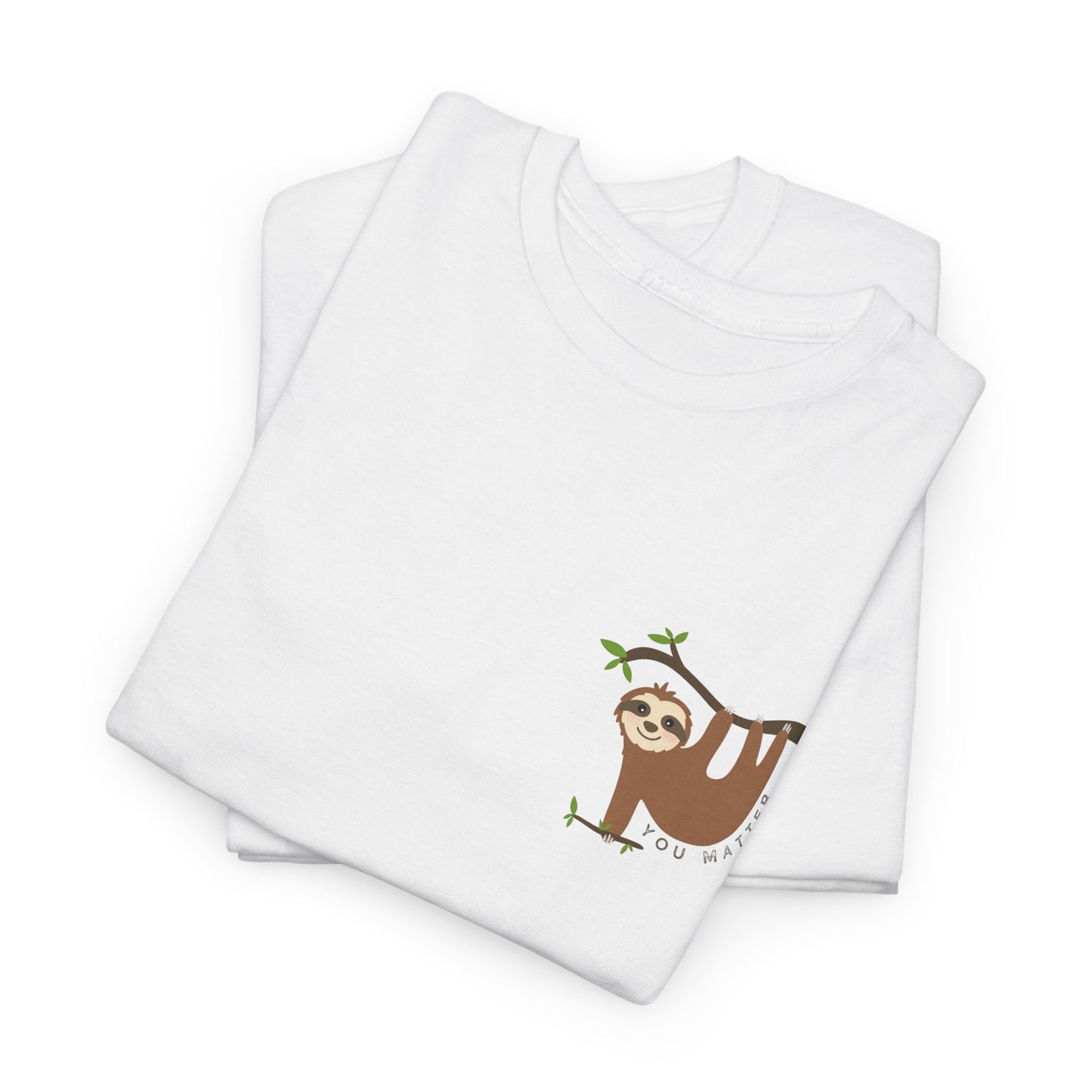 Keep Hangin' On - Sloth // Unisex Heavy Cotton Tee - Motivational