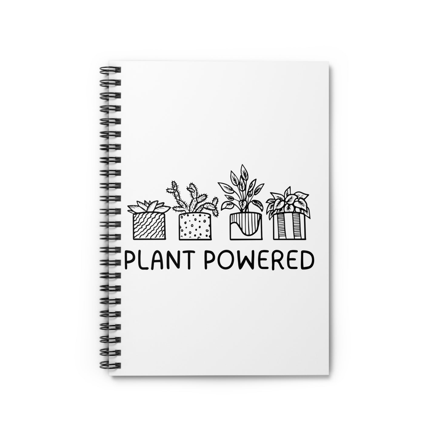 Plant Powered // Spiral Notebook - Ruled Line