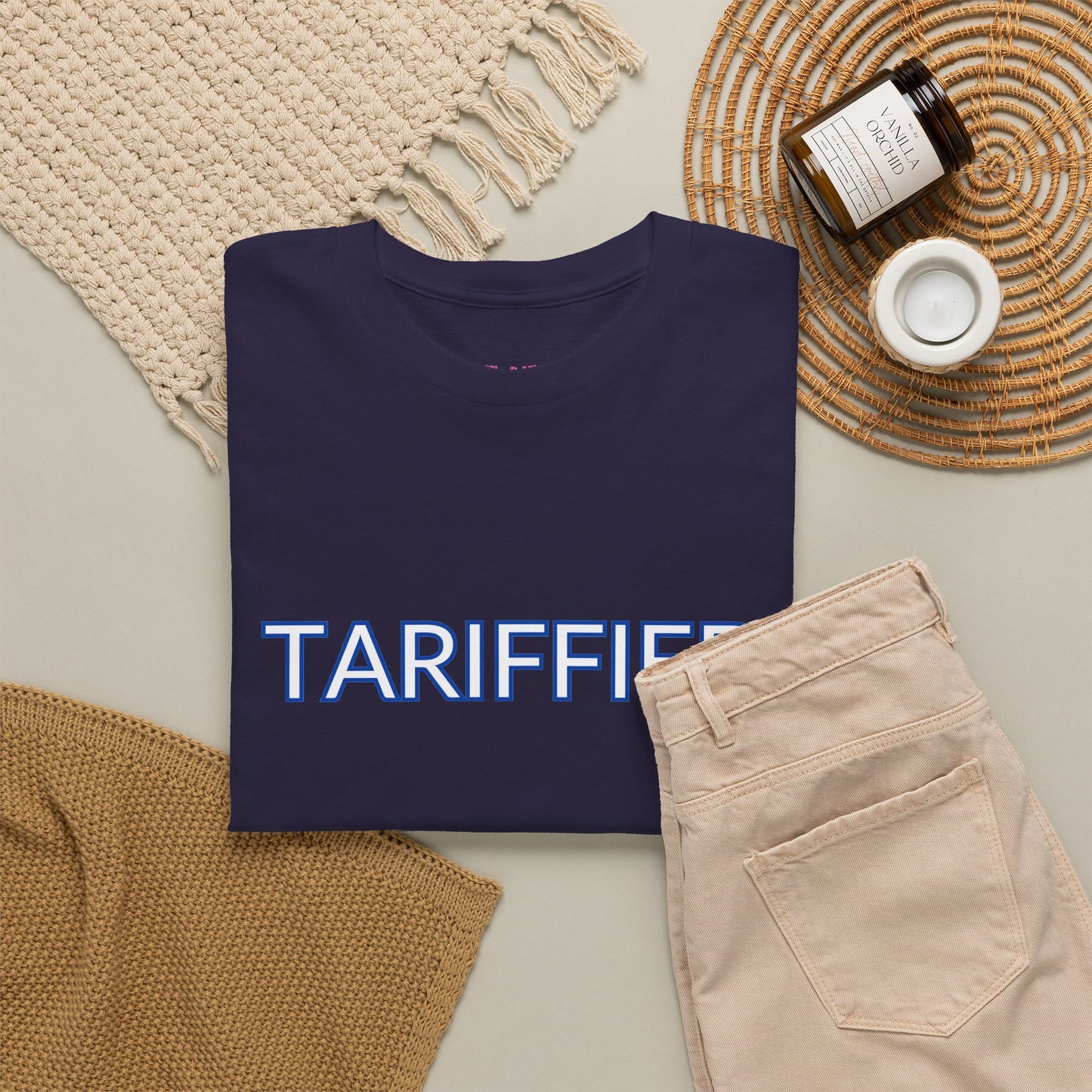 Tarrified // Unisex Heavy Cotton Tee - Scary Economy Statement Shirt