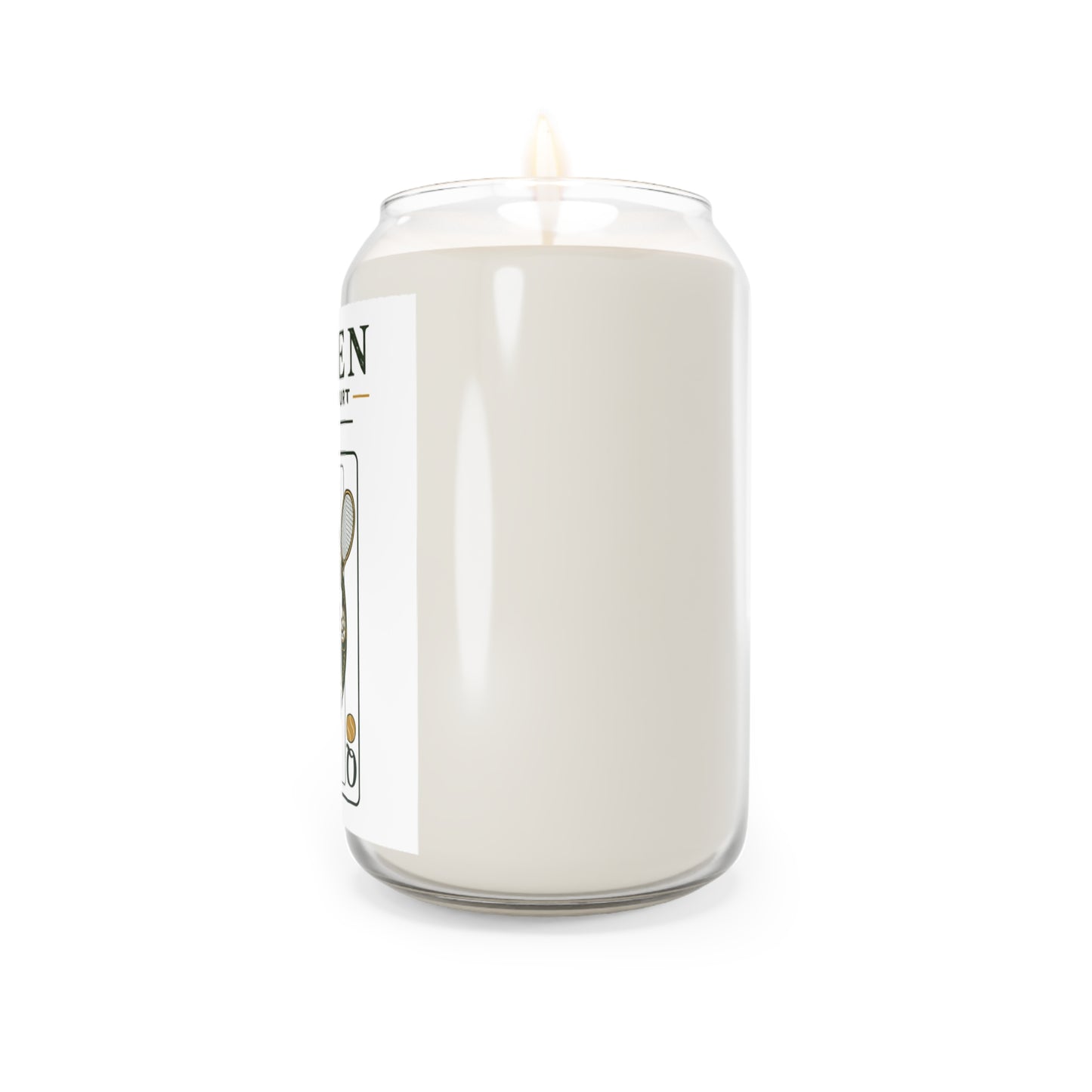 Tennis- Queen of the Court - Vintage Playing Card- Scented Soy Candle – 13.75 oz