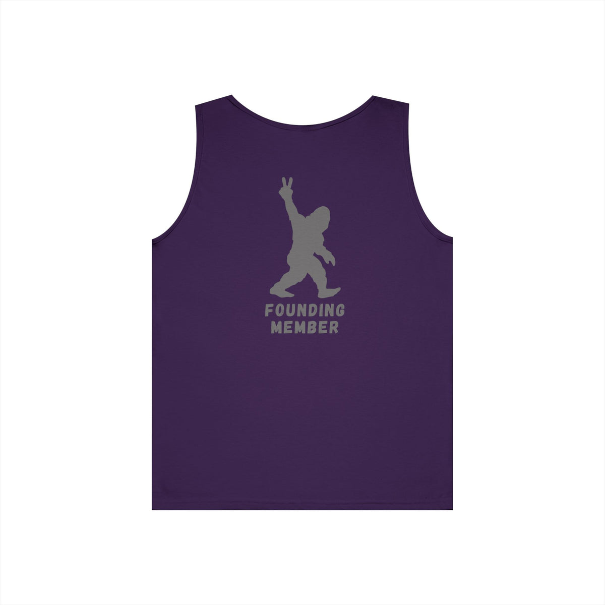 Barefoot Run Club // Bigfoot Founding Member // Double Sided Unisex Heavy Cotton Tank Top