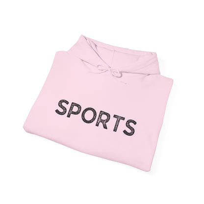 Sports // Unisex Heavy Blend™ Hooded Sweatshirt - Black Text