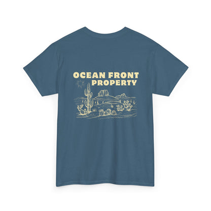 Ocean Front Property - Double-sided // Unisex Heavy Cotton Tee