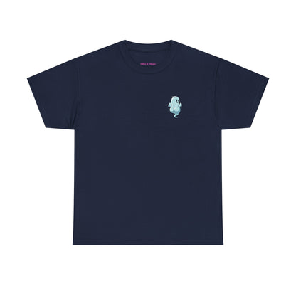'Power Bottom Autumn' Blue Ghost // Playful Unisex Heavy Cotton Tee