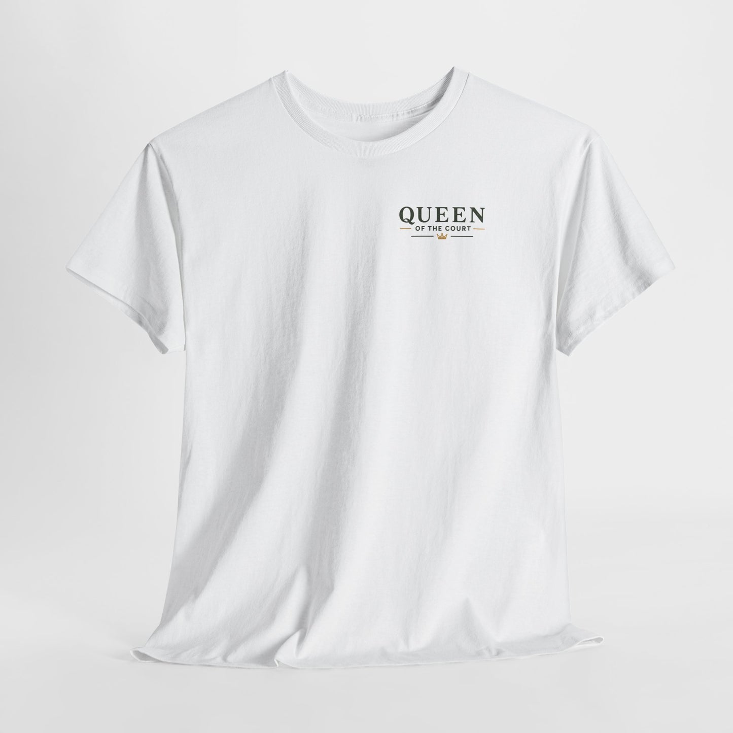 Tennis - Queen of the Court - Vintage Playing Card Graphic T-Shirt