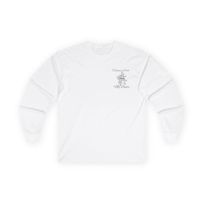 Hangin' With My Buds // Unisex Ultra Cotton Long Sleeve Tee - 'Happy Plants' Botanical Design