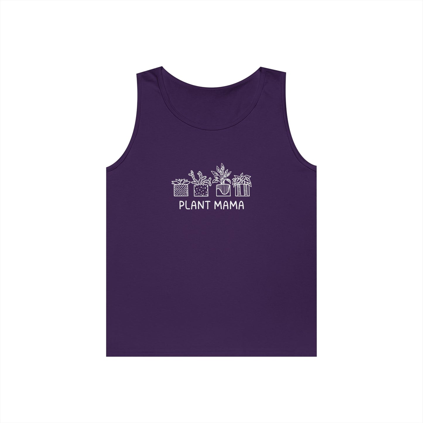 Plant Mama // Unisex Heavy Cotton Tank Top - Perfect for Garden Lovers
