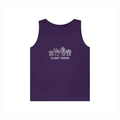 Plant Mama // Unisex Heavy Cotton Tank Top - Perfect for Garden Lovers