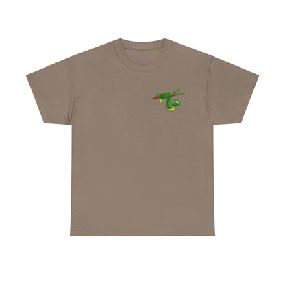 Keep Hanging On - Snake // Unisex Heavy Cotton Tee - Positive Message T-Shirt