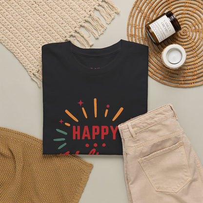 Happy Holigays Simple Unisex Heavy Cotton Tee