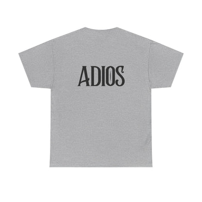 Howdy & Adios  // Unisex Heavy Cotton Tee - Casual Statement Shirt