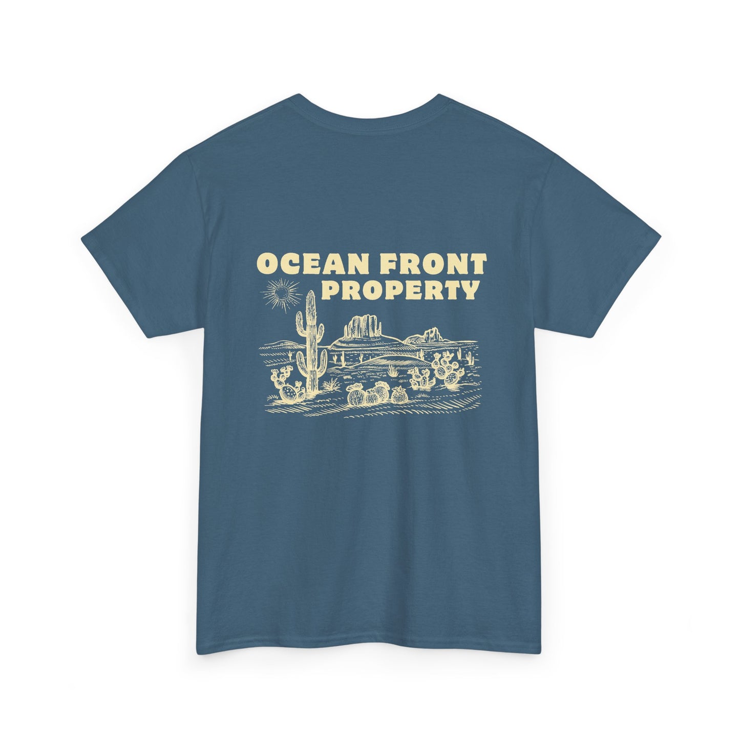 Ocean Front Property - Double-sided // Unisex Heavy Cotton Tee
