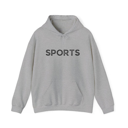 Sports // Unisex Heavy Blend™ Hooded Sweatshirt - Black Text