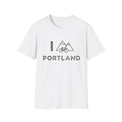 I (Mountain) Bike Portland // Unisex Softstyle T-Shirt
