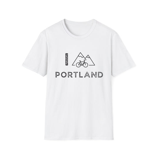 I (Mountain) Bike Portland // Unisex Softstyle T-Shirt