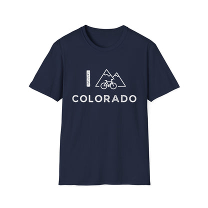 I (Mountain) Bike Colorado // Unisex Softstyle T-Shirt