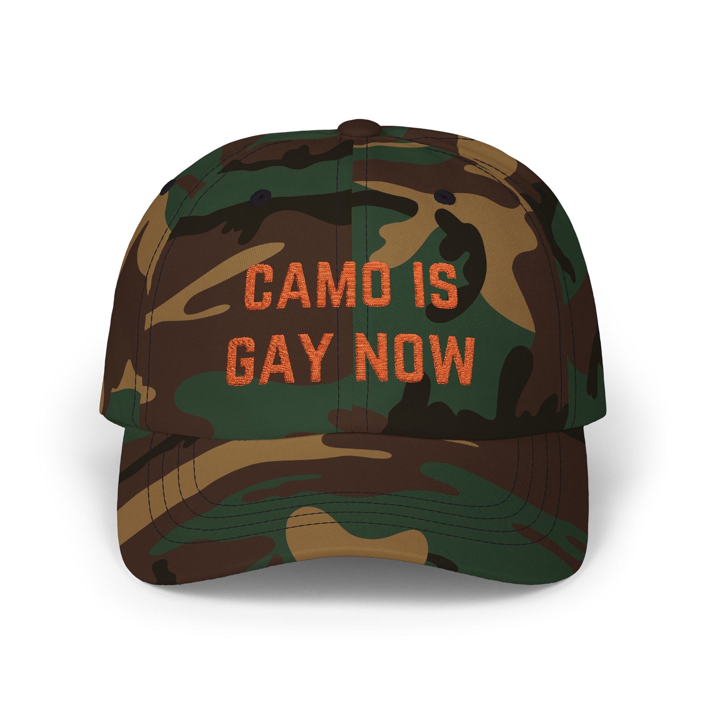 Camo Is Gay Now // Classic Dad Cap