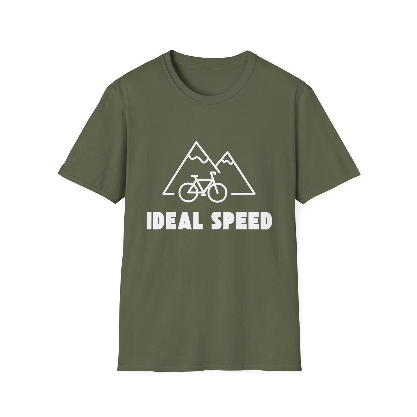 Ideal Speed (Mountain Bike) // Unisex Softstyle T-Shirt