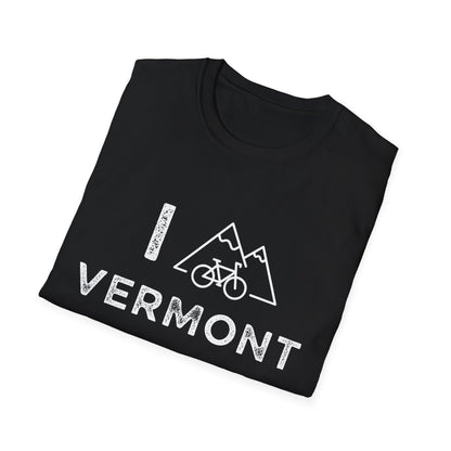 I (Mountain) Bike Vermont // Unisex Softstyle T-Shirt