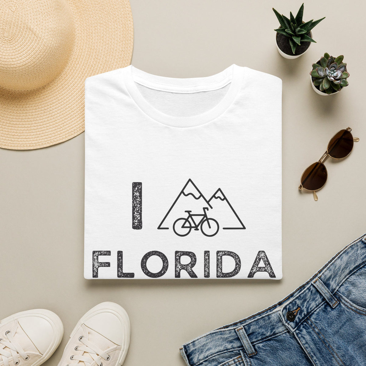 I (Mountain) Bike Florida // Unisex Softstyle T-Shirt