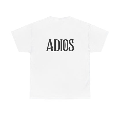 Howdy & Adios  // Unisex Heavy Cotton Tee - Casual Statement Shirt