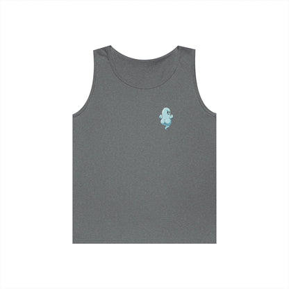 Power Bottom Autumn- Blue Ghost // Playful Tank Top for Unisex
