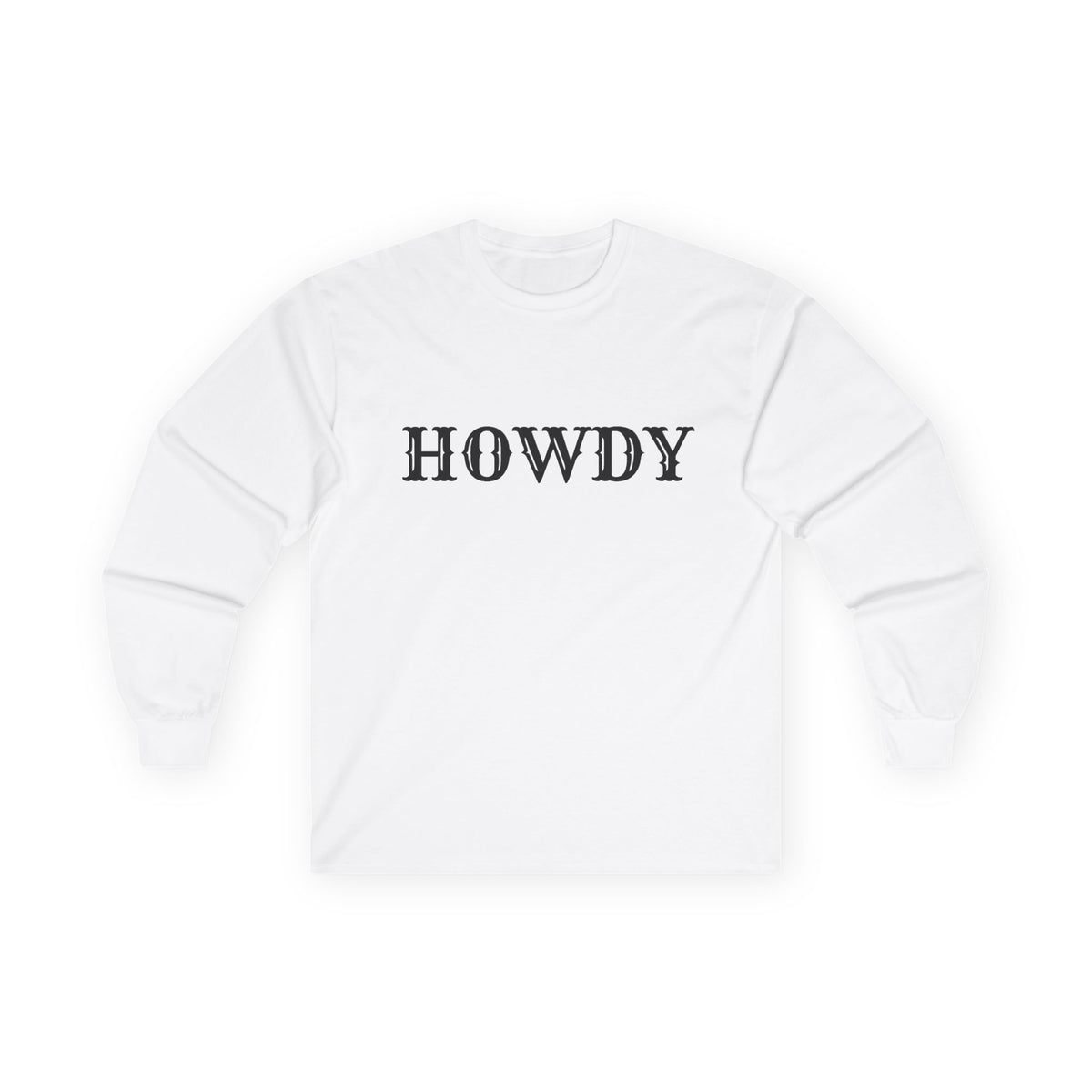 Howdy & Adios // Unisex Long Sleeve Tee | Casual Cotton Top for Friends & Farewells