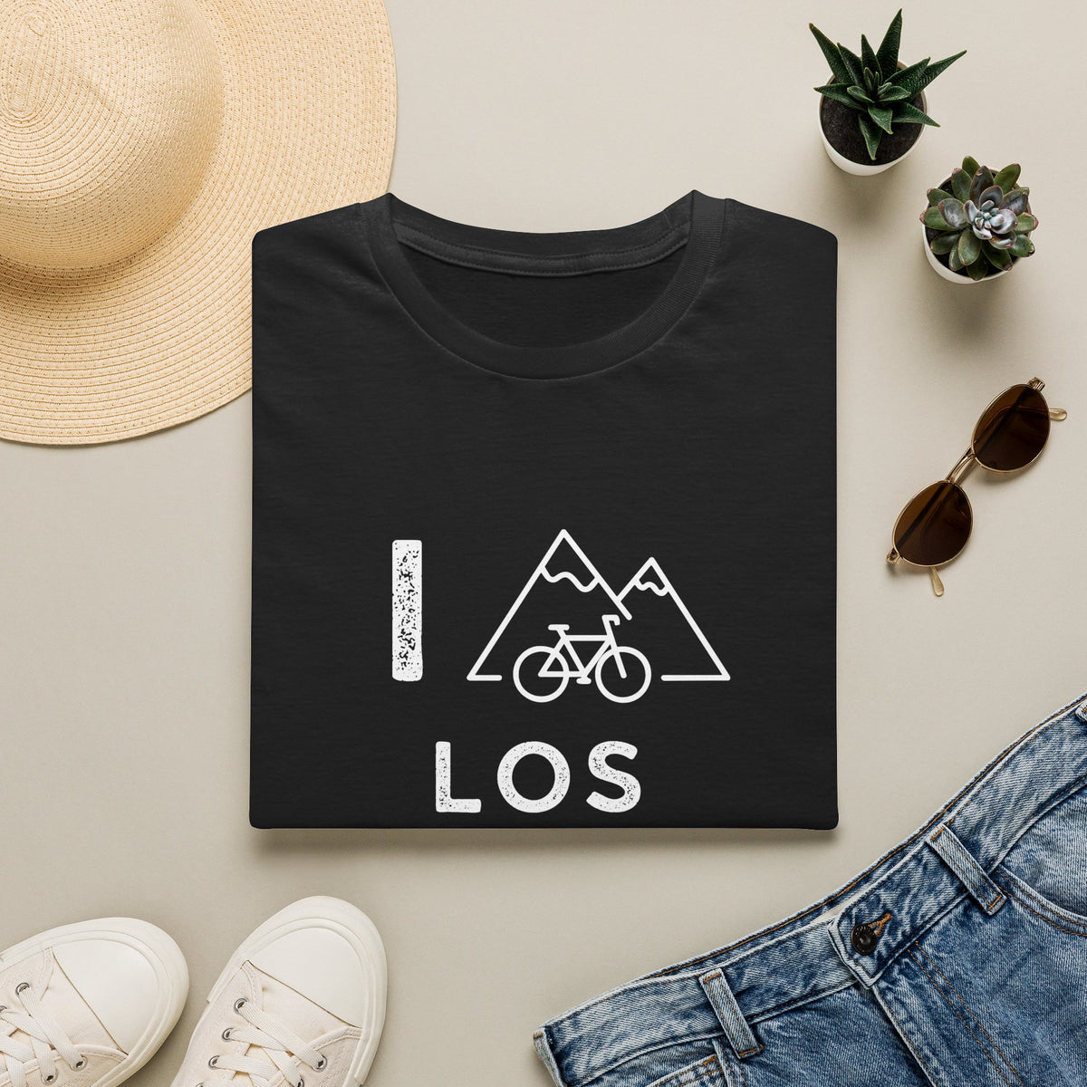 I (Mountain) Bike Los Angeles // Unisex Softstyle T-Shirt