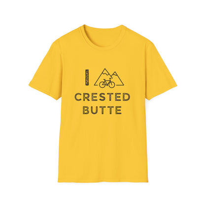 I (Mountain) Bike Crested Butte // Unisex Softstyle T-Shirt