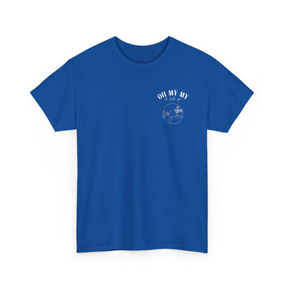 Oh My My Vintage Vinyl Graphic - Pocket Placement // Unisex Heavy Cotton Tee - Perfect for Music Lovers