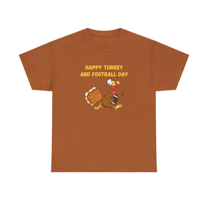 Happy Turkey and Football Day // Unisex Jersey Short Sleeve Tee