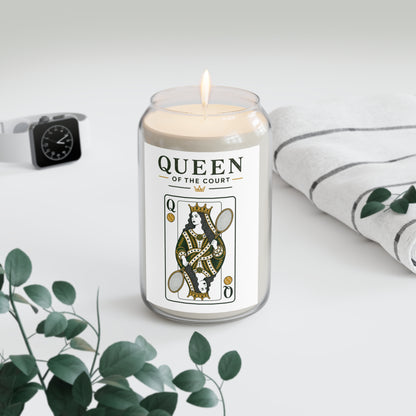 Tennis- Queen of the Court - Vintage Playing Card- Scented Soy Candle – 13.75 oz