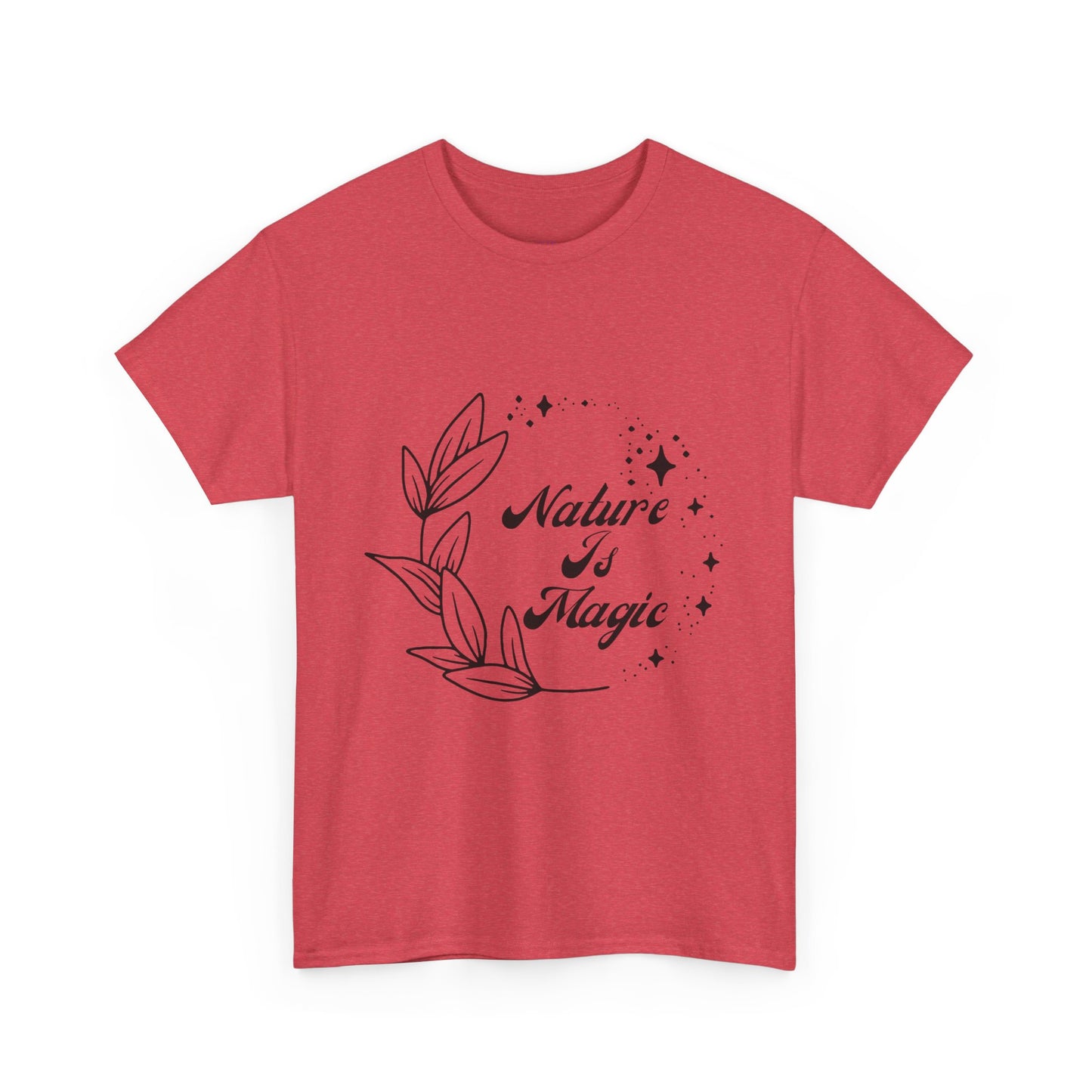 Nature is Magic // Unisex Heavy Cotton Tee - Nature-Themed Casual Wear