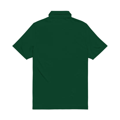 Queen of the Court-  Cream Embroidered Men's Polo Shirt - Under Armour Performance Polo