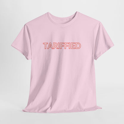 Tarrified // Unisex Heavy Cotton Tee - Scary Economy Statement Shirt