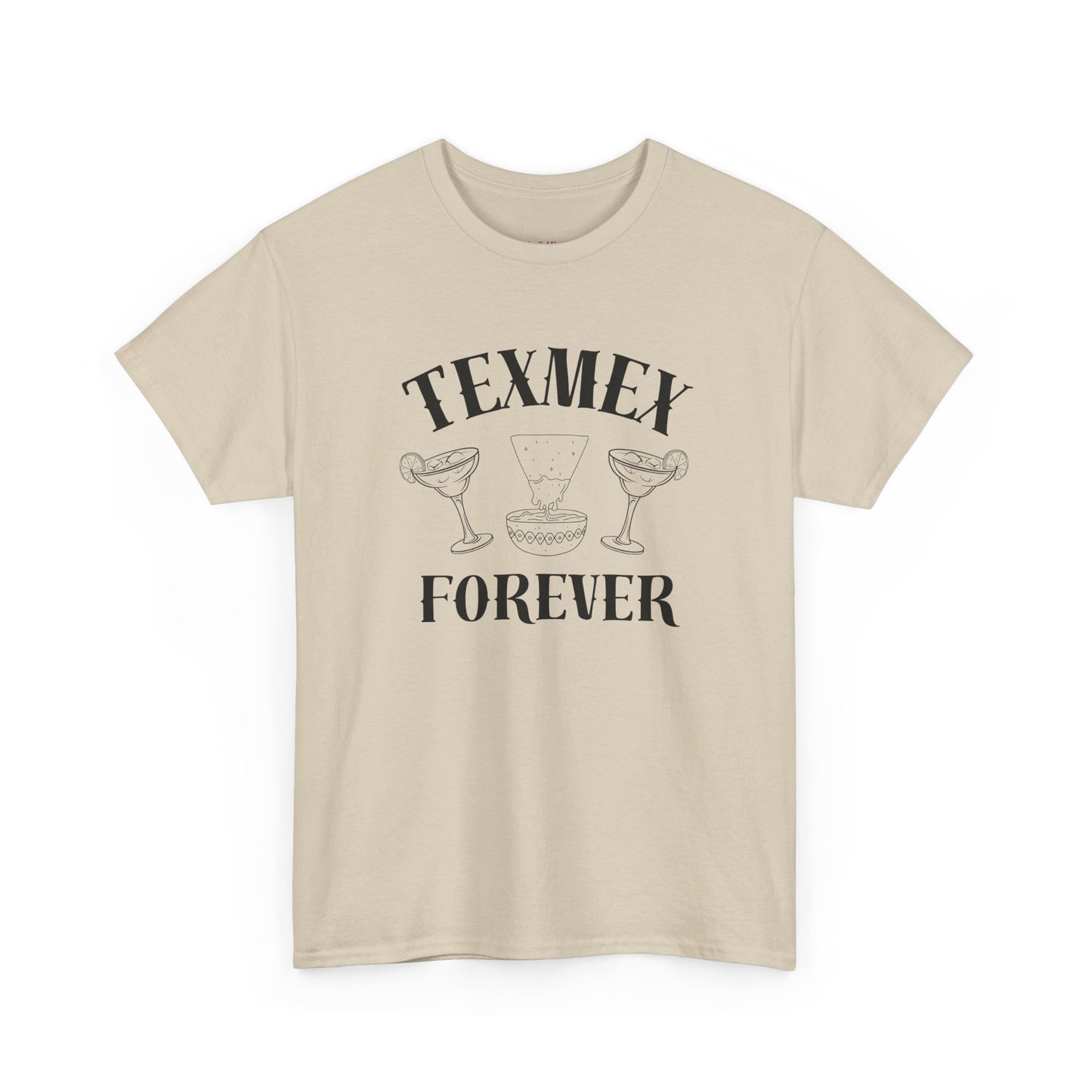 Tex-Mex Forever - Ritas & Queso // Unisex Heavy Cotton Tee - Fun Casual T-Shirt for Food Lovers