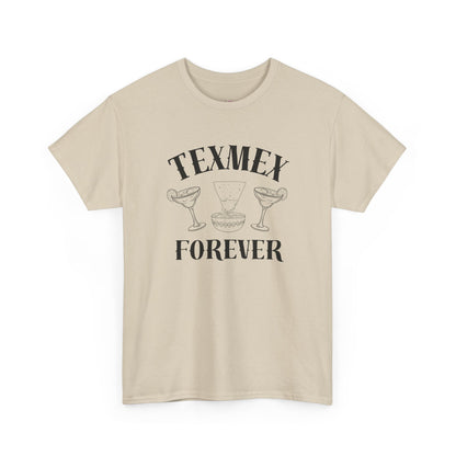 Tex-Mex Forever - Ritas & Queso // Unisex Heavy Cotton Tee - Fun Casual T-Shirt for Food Lovers