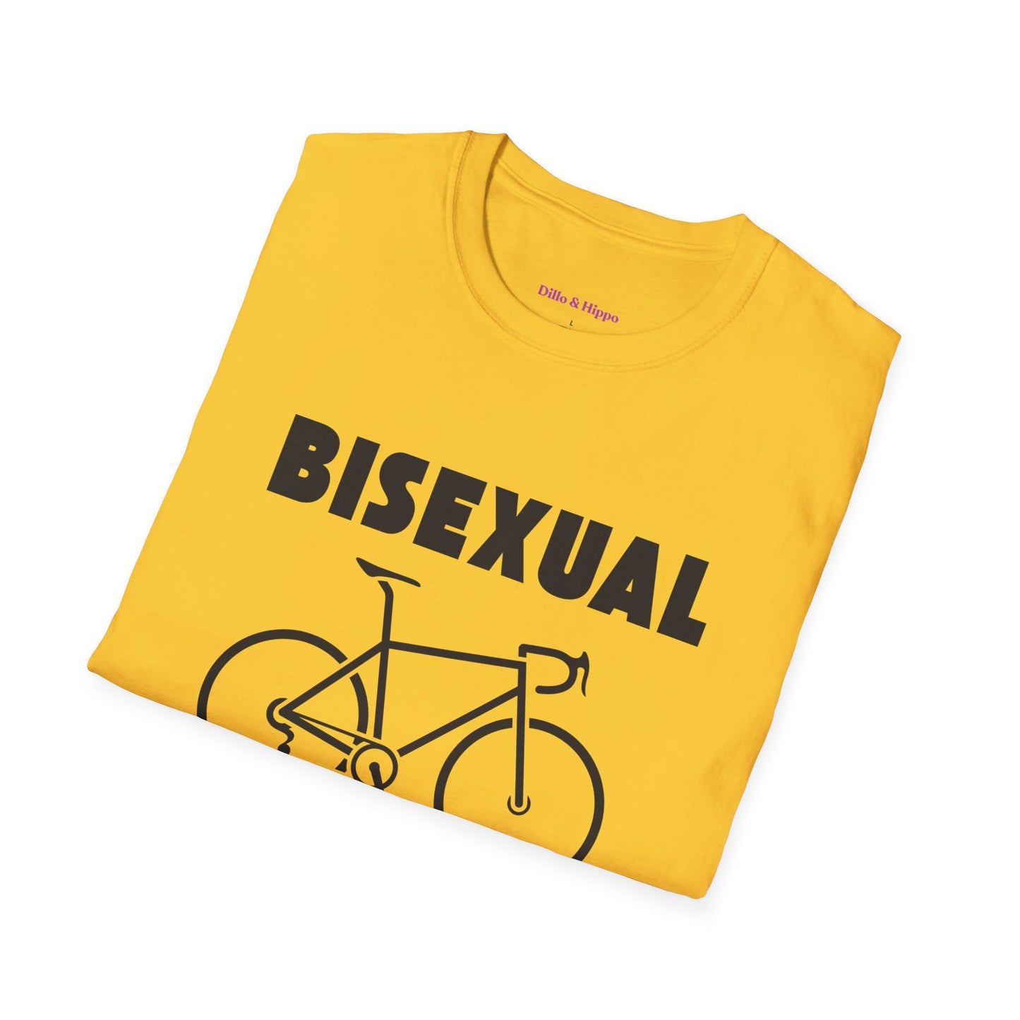 Bisexual (Road) Bicyclist  // Unisex Softstyle T-Shirt